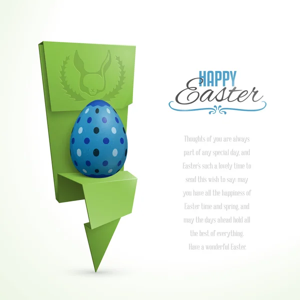 Diseño de tarjeta de Pascua — Vector de stock