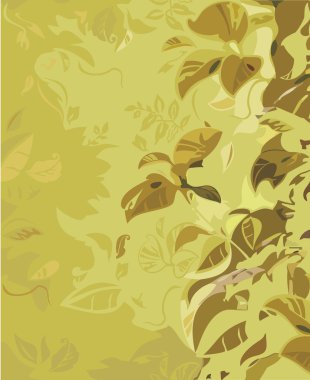 Yeşil doğa çiçek arka plan