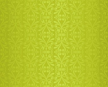 yeşil duvar kağıdı tasarımı