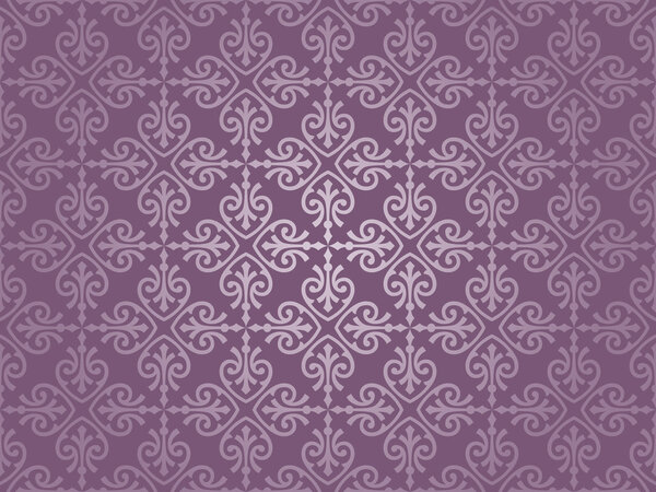 violet and silver luxury vintage wallpaper