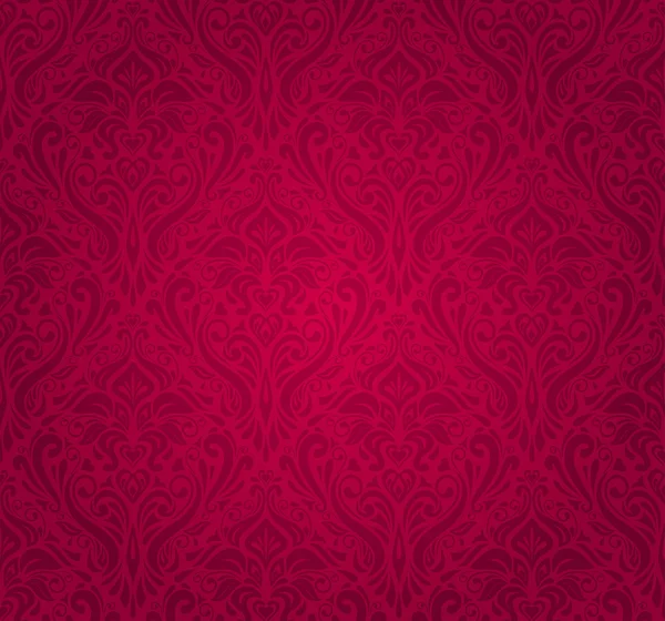 Red vintage wallpaper — Stock Vector