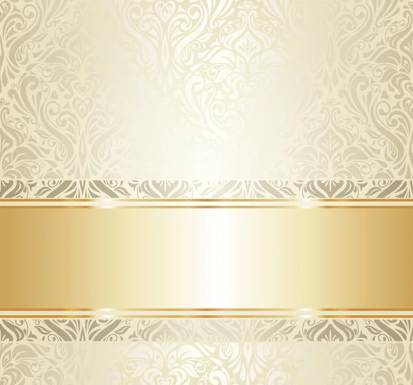 Bright luxury vintage wallpaper — Stock Vector