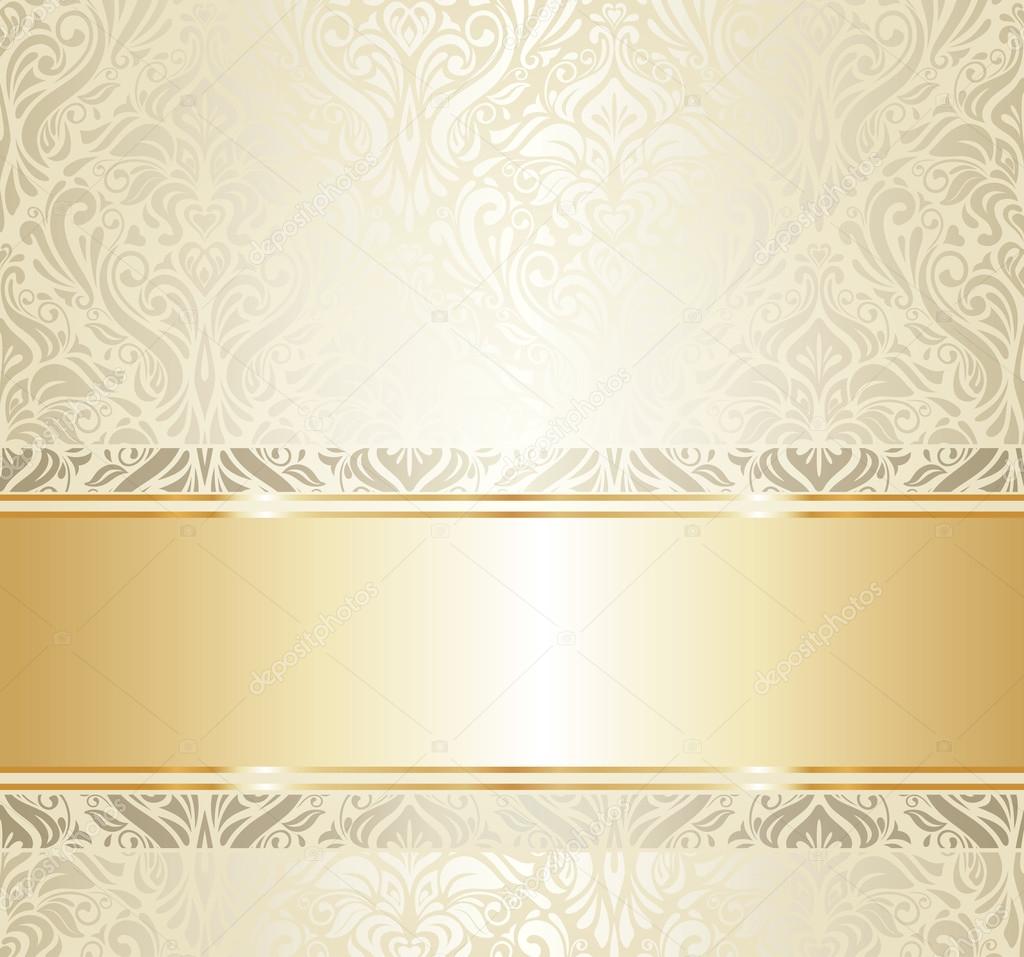 Bright luxury vintage wallpaper Stock Vector by ©erinvilar 23887111