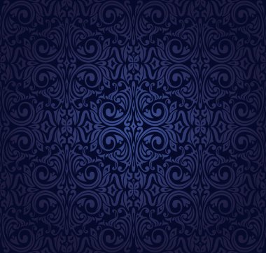 karanlık Indigo duvar kağıdı