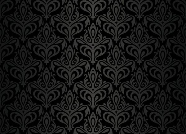 黑色复古壁纸背景设计 — 图库矢量图片