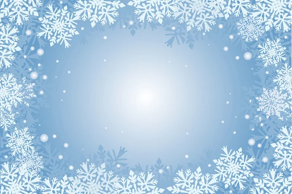 Carte bleue de Noël fond — Image vectorielle