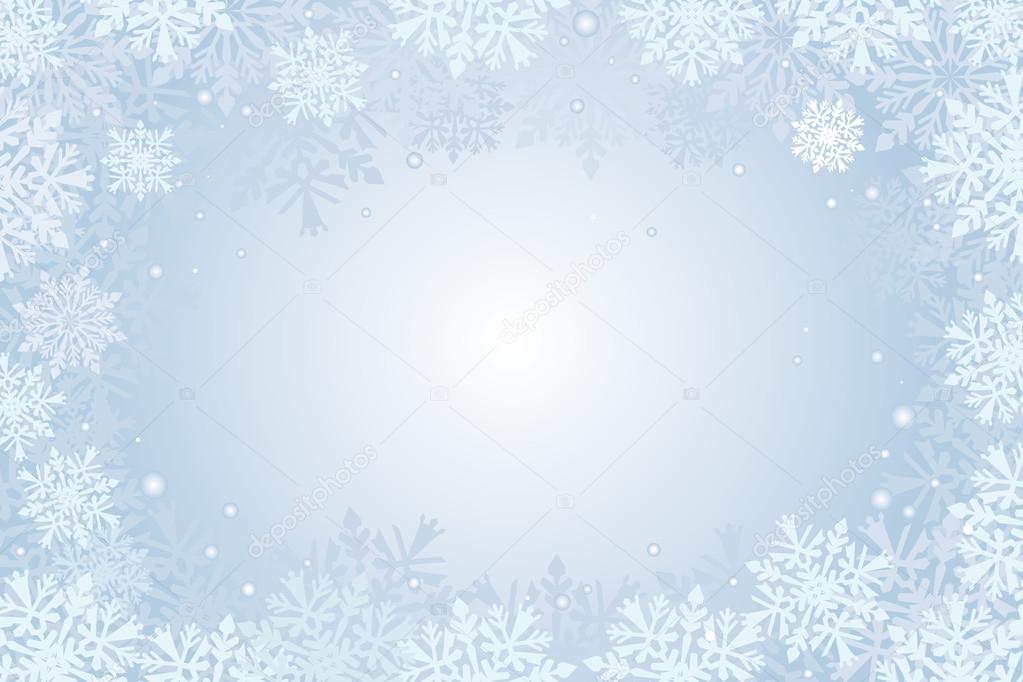 Blue christmas card background