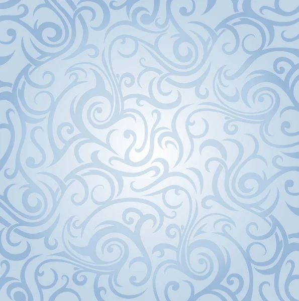 蓝色无缝图案设计 — 图库矢量图片