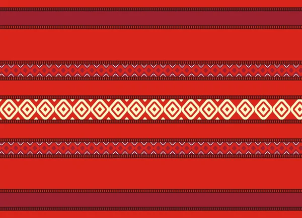 Bulgare design national traditionnel décoratif sans couture — Image vectorielle