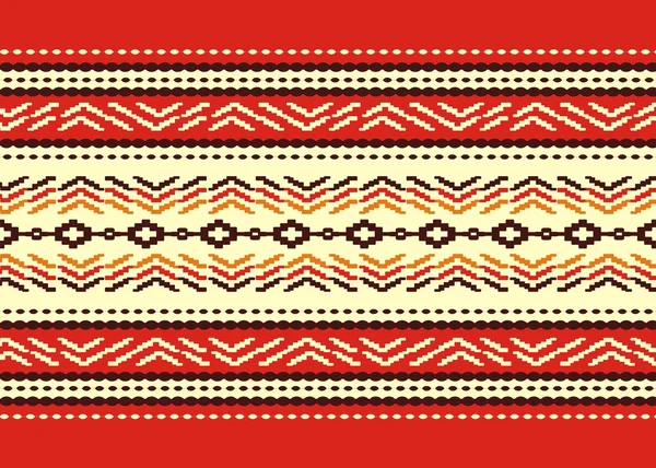 Bulgariska sömlös dekorativa traditionella nationella design — Stock vektor