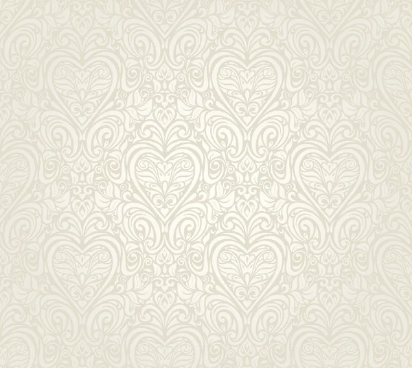Lumineux fond de papier peint vintage floral sans couture — Image vectorielle