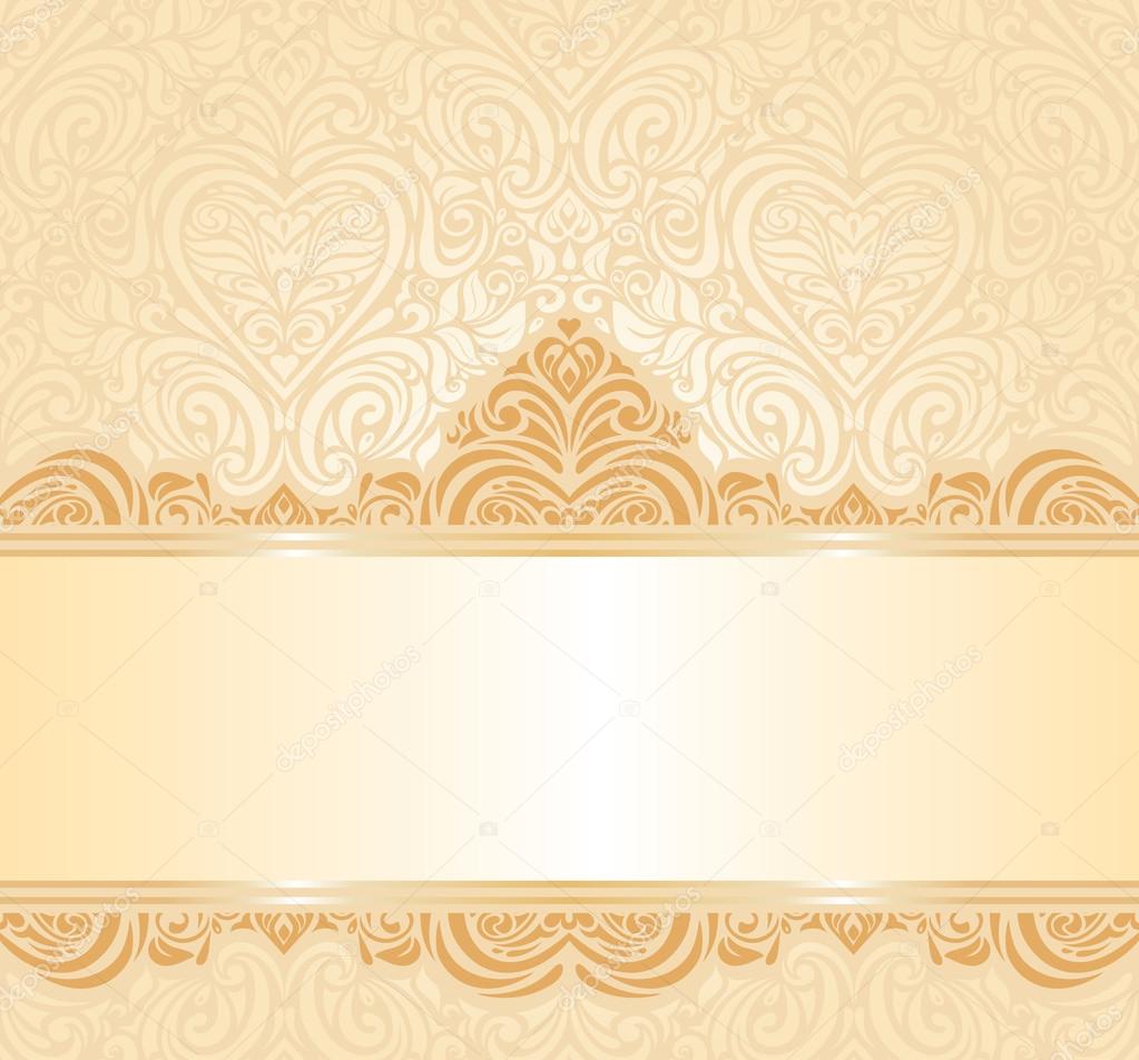 Background: wedding invitation peach | Gentle peach wedding invitation ...