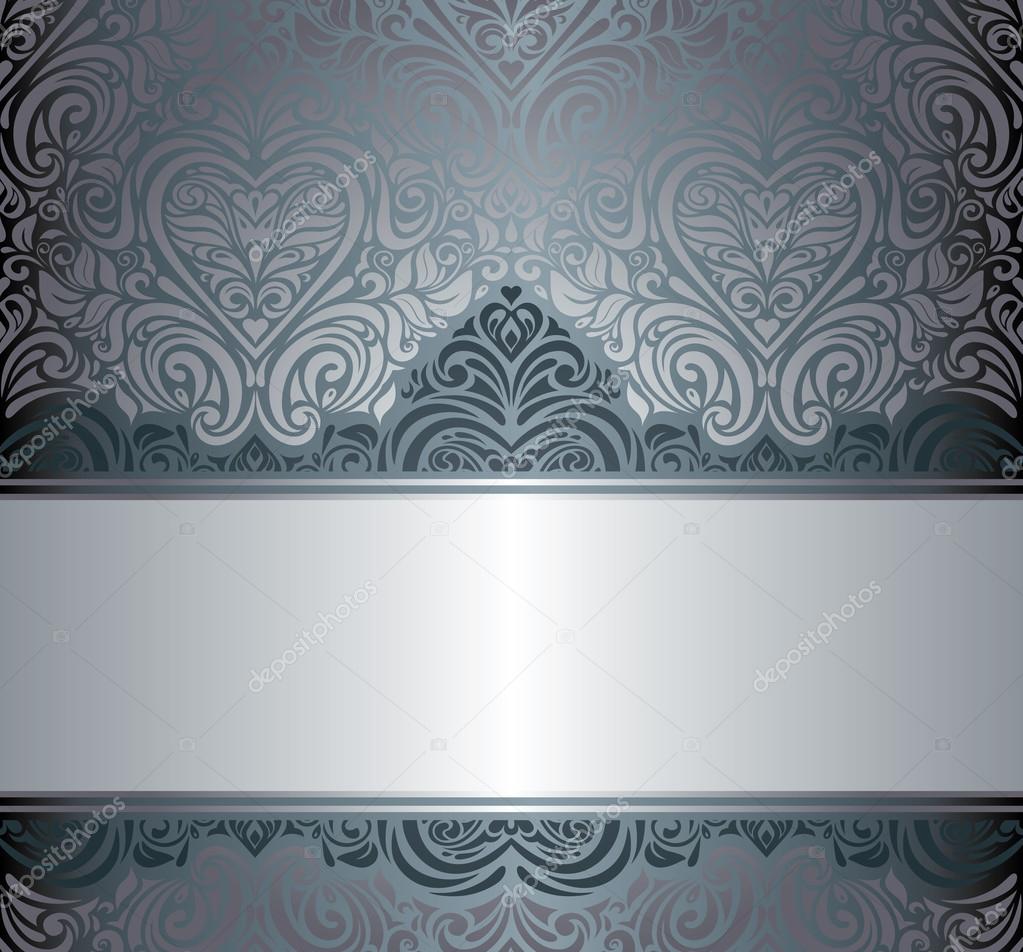 Silver Wedding Background Wallpaper