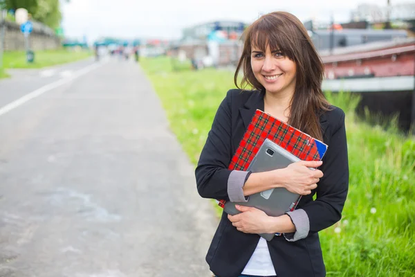 Geschäftsfrau in der Pause — Stockfoto