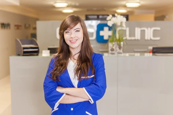 Doctora en clínica — Foto de Stock