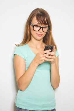 öğrenci ile smartphone