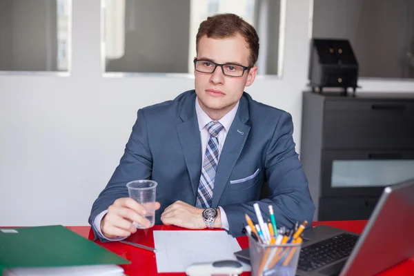 Businessman in office — Stock Photo, Image