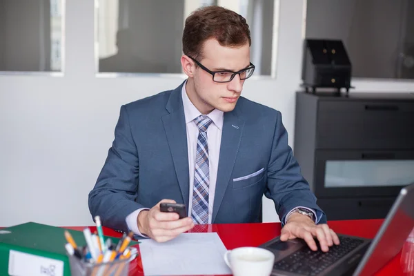 Businessman working — Stock Photo, Image