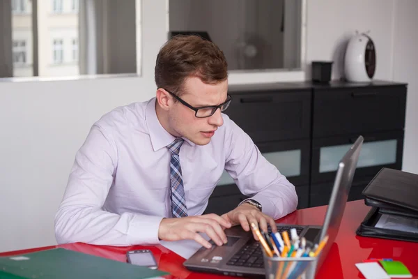 Desperate young businessman — Stock Photo, Image