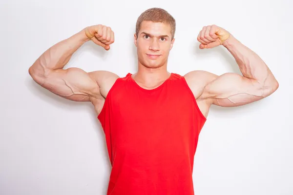 Bodybuilder posing — Stock Photo, Image