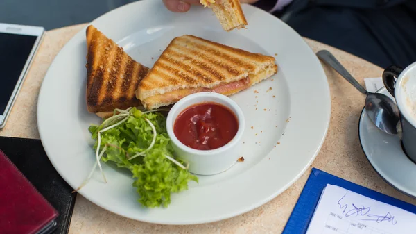 Grilled cheese sandwiches — Stock Photo, Image