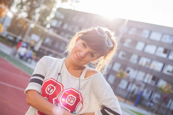 Smiling girl — Stock Photo, Image