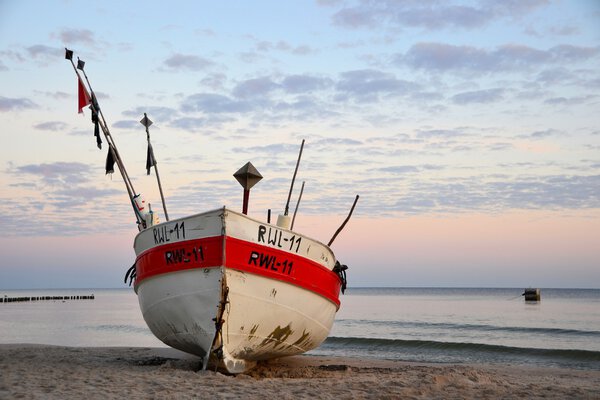 Fishing boats on the Baltic coast