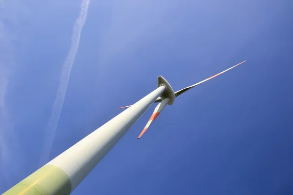 Close-up van een windturbine Rechtenvrije Stockfoto's