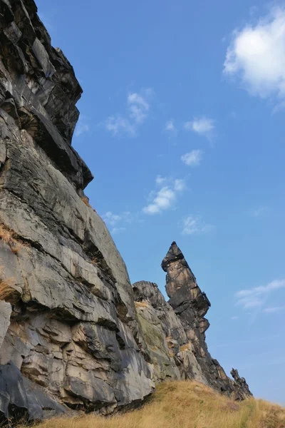 Стіни диявола в Weddersleben в у регіоні Harz — стокове фото