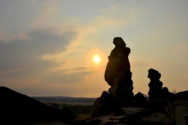 Стіни диявола в Weddersleben в у регіоні Harz — стокове фото