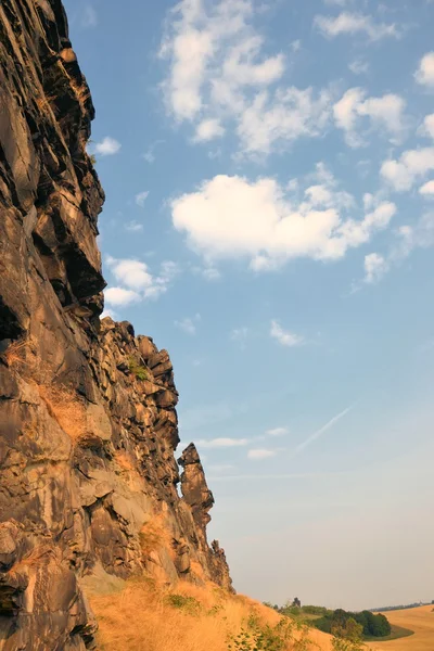 Şeytanın duvara Weddersleben Harz içinde — Stok fotoğraf