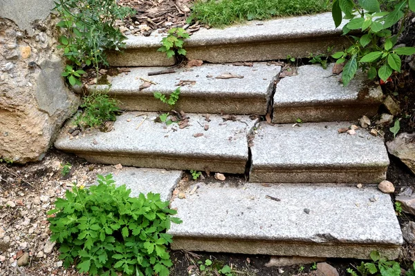 Een oude trap in karlovy vary — Stockfoto