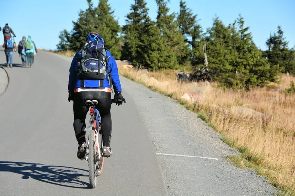 En cyklist — Stockfoto