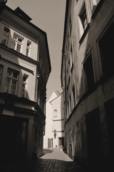 Ruelle étroite dans la vieille ville de Prague — Photo