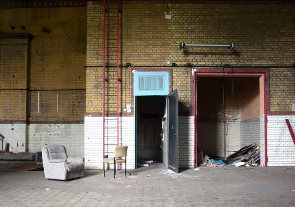 Opuszczony opuszczonych fabryki — Zdjęcie stockowe