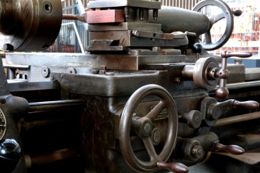 eski bir Torna technik museum Magdeburg detay