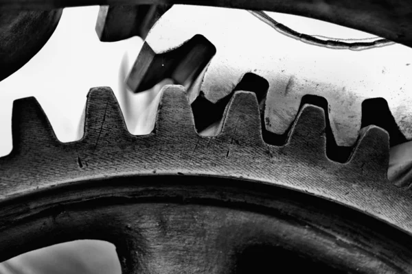 Gears of an old machine — Stock Photo, Image