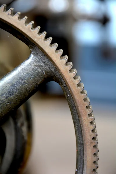 Getriebe einer alten Maschine — Stockfoto