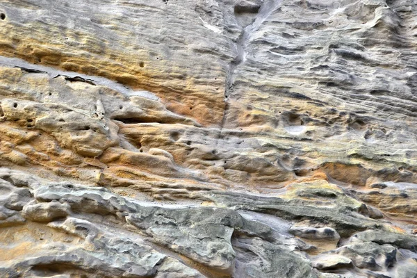 Oberfläche eines Sandsteinfelsens — Stockfoto