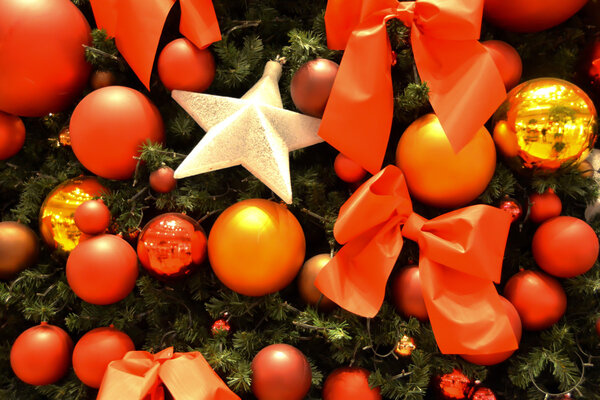 Decorated Christmas tree