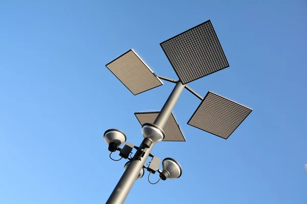 Nowoczesne lampy uliczne w Hanower — Zdjęcie stockowe