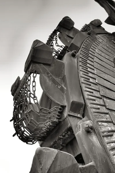 Excavators in the disused opencast Ferropolis — Stock Photo, Image