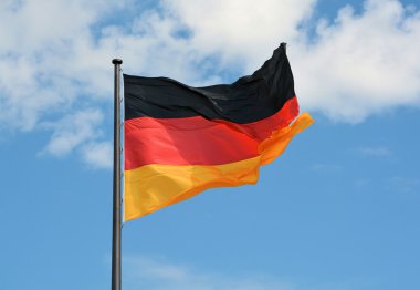 Flag of the Federal Republic of Germany clipart