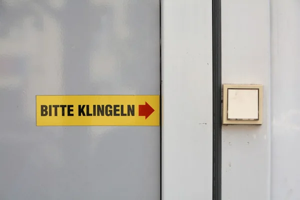 Bitte klingeln — Stockfoto