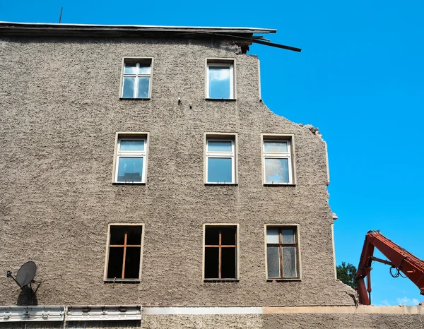 Altes haus in magdeburg — Stockfoto