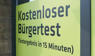  Berlin 'de vatandaşlar için ücretsiz korona testi (kostenloser Buergertest)                              