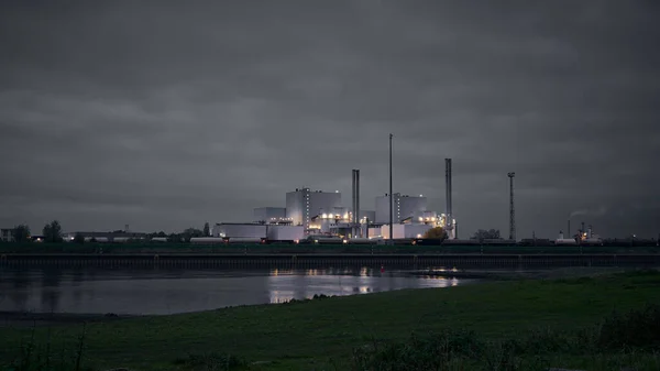 Magdebourg Allemagne Octobre 2021 Usine Valorisation Énergétique Des Déchets Magdebourg — Photo