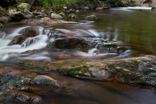 Romantic River Ilse Ilsenburg Foot Brocken Harz National Park Germany — Stock Photo, Image