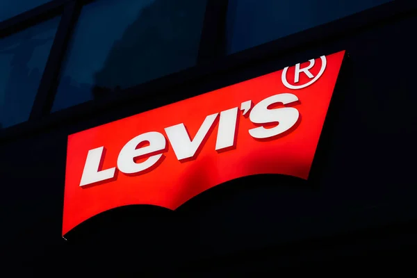 Berlin Germany May 2022 Branch Brand Levis Company Levi Strauss — Foto de Stock