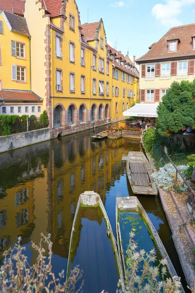 Colmar Francia Agosto 2022 Río Lauch Con Barcos Para Los —  Fotos de Stock